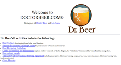 Desktop Screenshot of doctorbeer.com