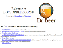 Tablet Screenshot of doctorbeer.com